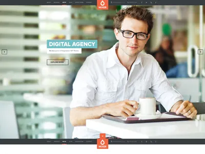 Mixer Multipurpose Marketing Theme agency theme business theme clean html theme marketing theme modern multi purpose theme simple