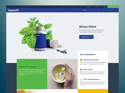 Functional Foods Homepage clean ecommerce food functional health shop sleep store stress usa vietnam