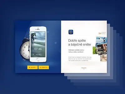 DreamAlarm Website app bubble dream alarm ios landing page microsite mobile sleep website