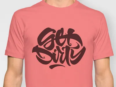 Get Dirty brush brushpen calligraphy custom fabercastell get joluvian lettering tombow type