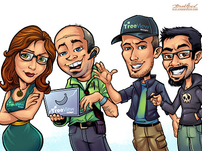 Web Characters artist cartoon characters computer cool hip illustration it laptop mascot quirky