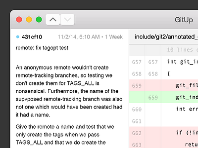 Quickview diff git gitup quickview