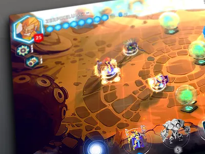 DUELYST's HUD duelyst game game ui gui hud ui