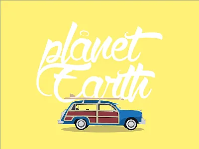 Surf Car illustration surf surf car