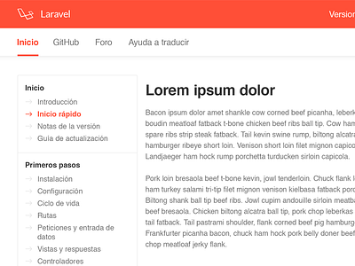 Documentation website, PSD freebie development documentation download freebie github helvetica laravel php psd psd freebie web website