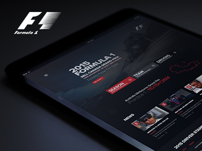 Formula 1 Redesign car dark design f1 ferrari mclaren mercedes overlay race redbull sport web