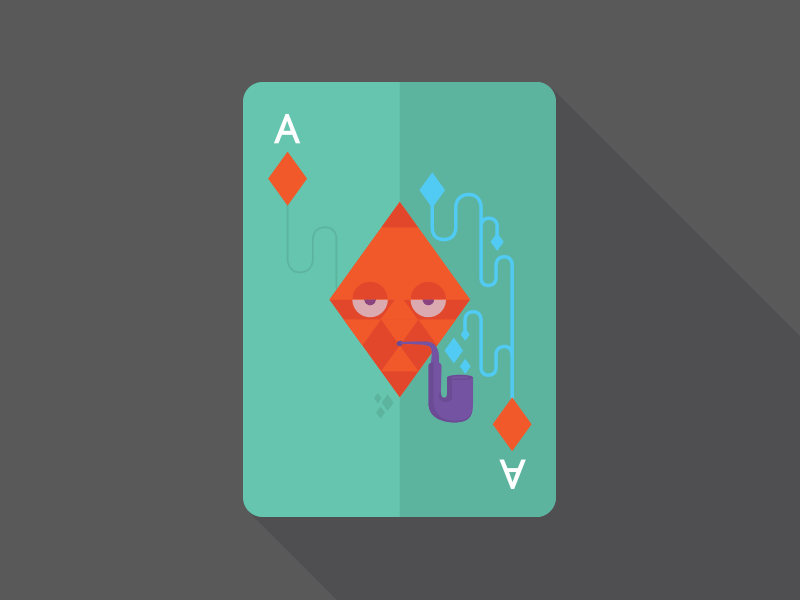 [Free Download] Four of a kind? ace black cards download free freebies game green orange purple