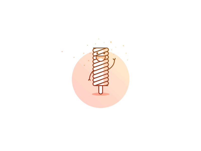Book illustrations animation book comics flat gif ice cream ice pop icon illustration popsicle