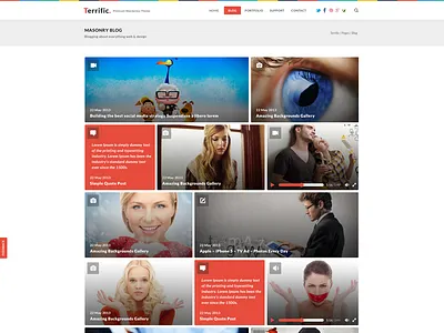 Terrific design ui ui design ux web design white wordpress