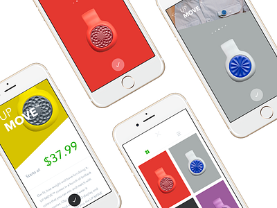 Onboarding Store app apple design fitness flat ios jawbone onboard process store tracker ui