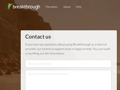 Contact Us contact form digital health telehealth