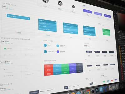 Free UI from Shakuro buttons checkbox drop downs free freebies input forms psd radio buttons shakuro switchers ui web