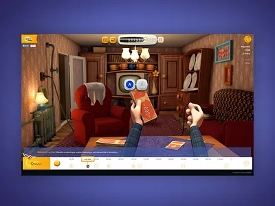 Millions In Hand 3d counter game game ui interactive microsite microsite progress bar timeline timer ui web design website