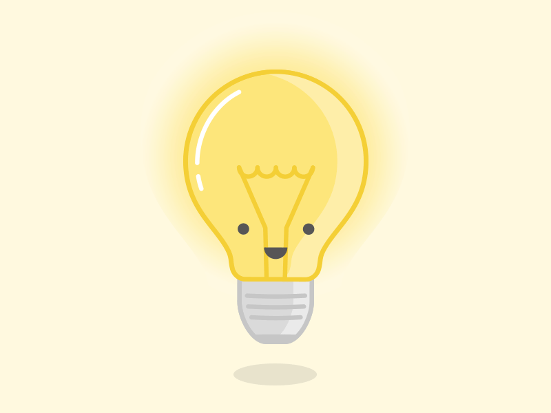 Bulb bulb energy flat funny idea illustration martinopennati mascotte minimal wallpaper