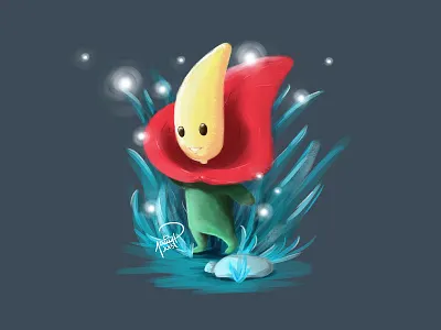 Jimmy du Jardin art digital painting illustration painting photoshop wacom whale