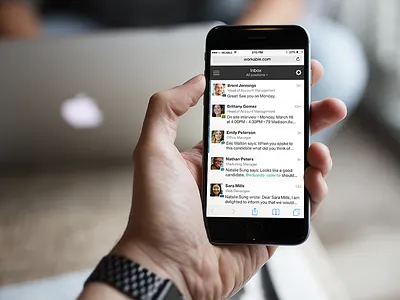 Workable Mobile Sneak Peek hiring inbox mobile recruiting webapp workable