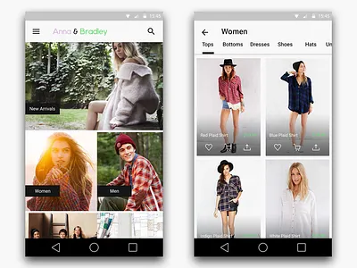 E-Commerce App Android android clean material design minimal neat