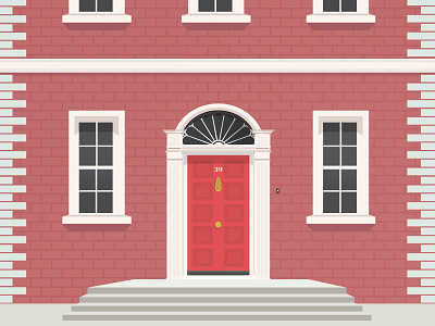 Georgian Building building coty dublin illustration ireland