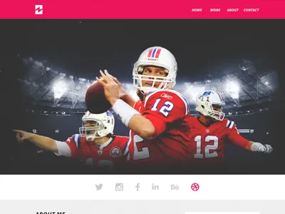 Personal Portfolio Design design light pink portfolio web webdesign website