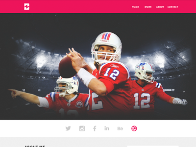 Personal Portfolio Design design light pink portfolio web webdesign website