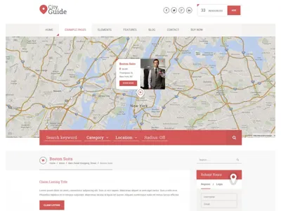 Claim Listing WordPress plugin city guide content directory item listing page builder plugin wordpress
