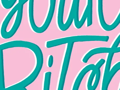 Make Today Your Bitch color colors hand drawn hand lettering hand letters lettering letters monday motivational motivational monday type typography