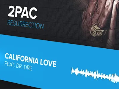 Player - Greatest Artist of All-Time 2pac android clean ios music player ui ux windows