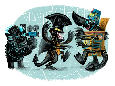 Supahcute Kaiju 2 Show (Pacific Rim -The Early Years) 2 kaiju supahcute