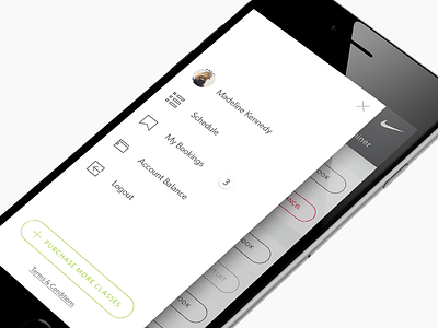 Menu big shadow fynder icon iphone6 line icons menu minimal purchase slider ui ux