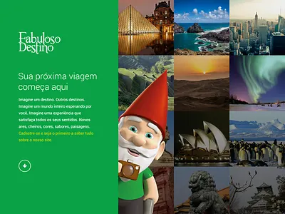 Startup Landing Page big picture design interface landing page startup travel travelling ui ux