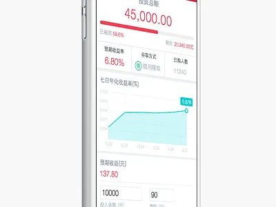 A Chinese Finance App app chinese finance iphone ui ux