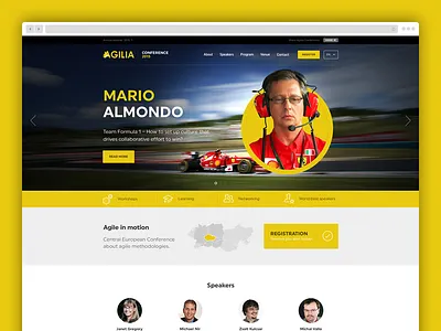 Agilia Conference 2015 adobe fireworks conference czech fireworks web yellow