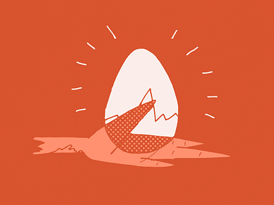 Product Hunters Balkan egg hand illustration print product hunt vector