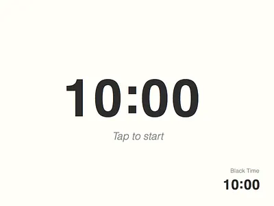 Chess Timer chess clock countdown ios iphone timer