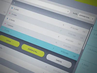 Medical Software UI app application clean dashboard design healthcare medical records software ui ux