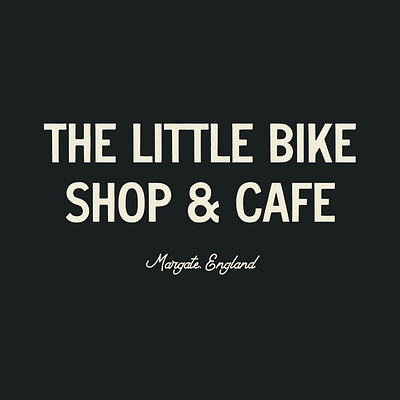 The Little Bike Shop & Cafe Branding Project brand branding custom logo design graphic design illustration lockup logo logo design retro typography vintage wordmark