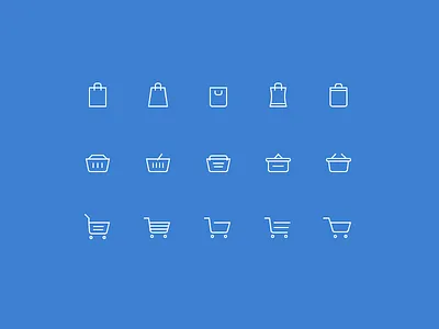 Free Shopping Cart Icons basket cart ecommerce free freebie icons psd vector