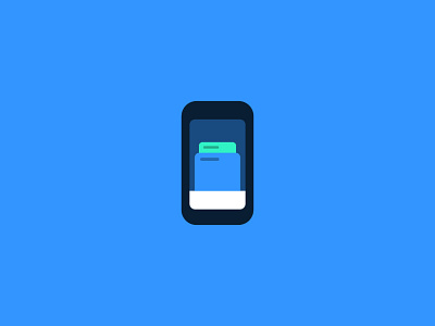 Switching Tabs android animation concept design flat gif interaction material phone tab ui