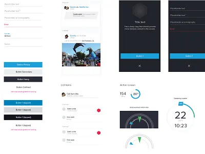 MOOV UI Guide data viz feed fitness forms ios mobile moov overlay ui