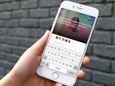 Proximity Share Screen compose image location messaging share tagging