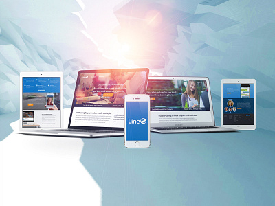 Line2 Landing Pages designer landing page mobile san francisco sf ui ux web design