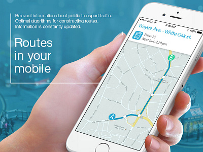Easy Way Route Screen app design concept android art flat clean simple interface logistics lyft mobile ios iphone sketch taxi transportation uber ui ux