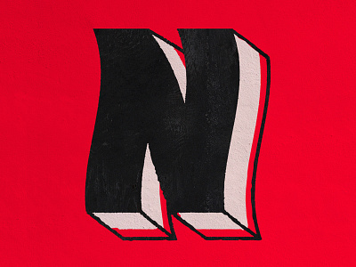 NNNNNNN custom letter lettering typography