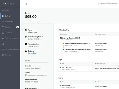Dashboard transaction dashboard orders payments transaction ui