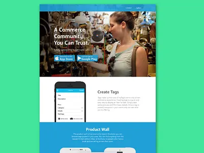 App Landing Page android app display flat ios landing landing page mobile app splash splash page