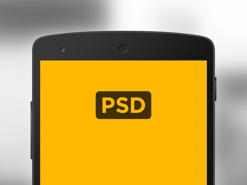 Nexus 5 Mockup android device free freebie mockup nexus phone psd template vector