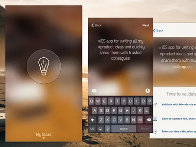 My Ideas app app icon ideas ios ui