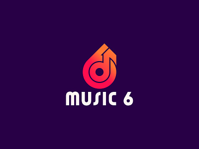 Music 6 abstract audio brand broadcasting concept creative design graphic icon logo microphone modern multimedia music music logo musical symbol vector
