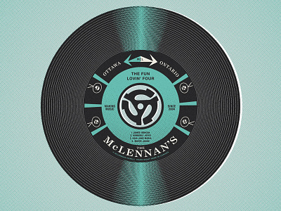 Just some family fun family fun illustration record spindle vinyl
