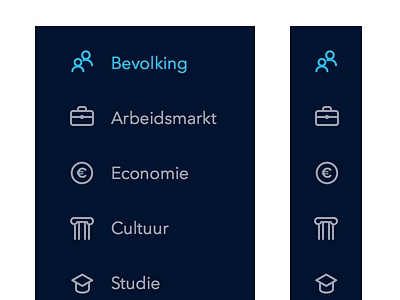 Dashboard navigation icons navigation ui